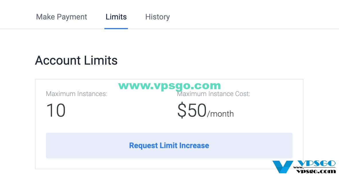 Vultr Account Limits