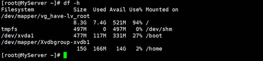 记录Linux VPS迁移挂载硬盘和解决WDCP存储空间不足的问题