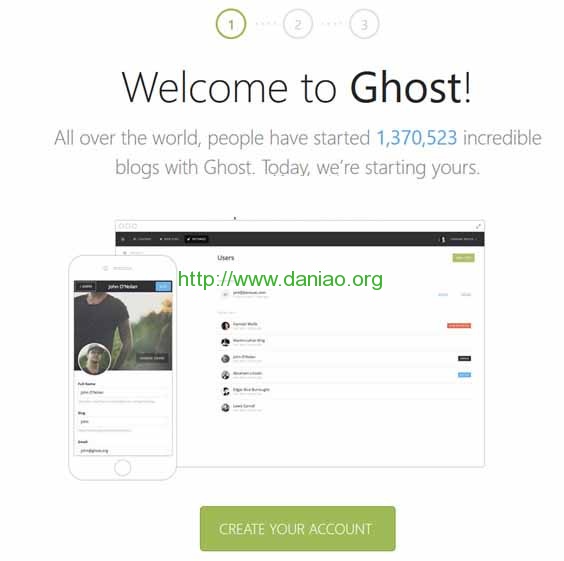 Ghost轻博客一键安装脚本工具（Ubuntu/Debian/CentOS）