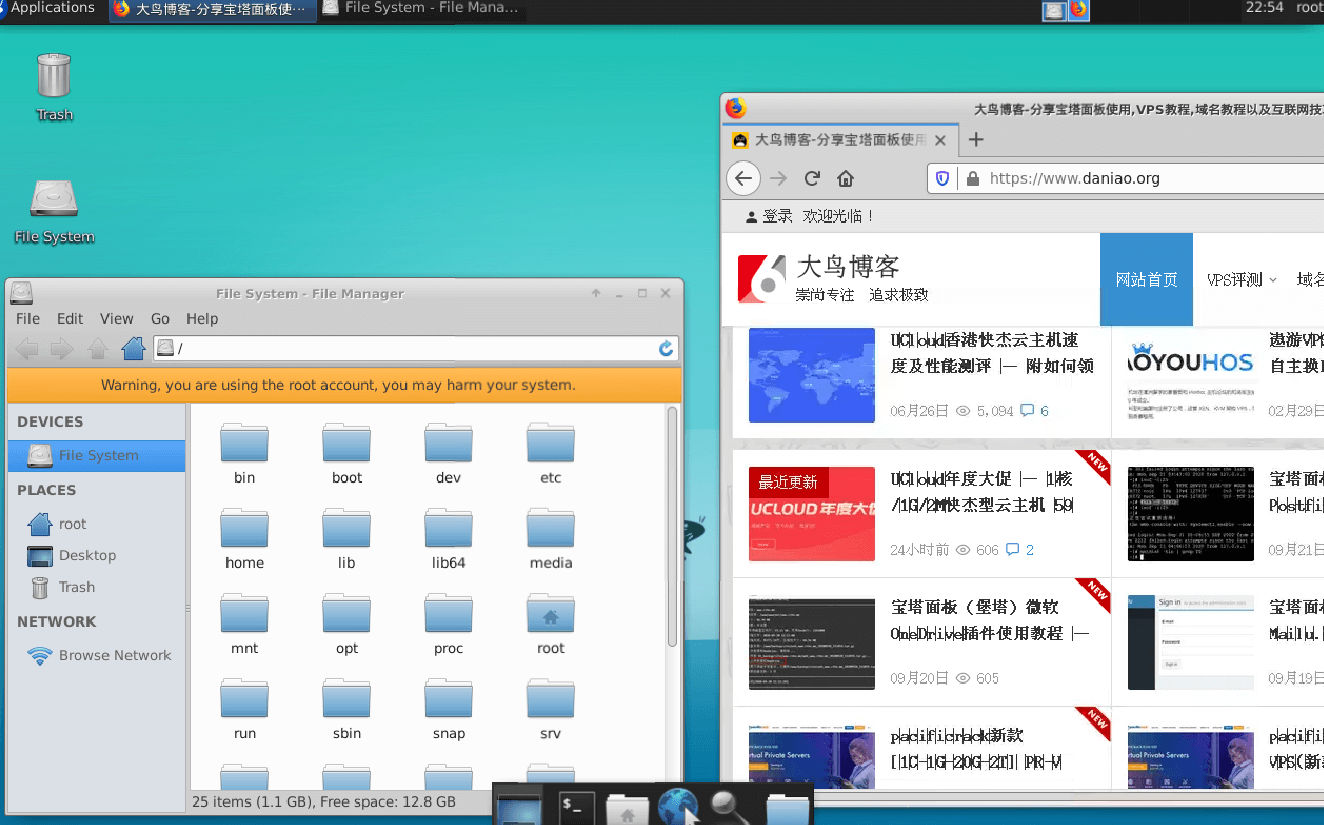 OneClickDesktop一键安装可以使用浏览器访问的Linux桌面环境