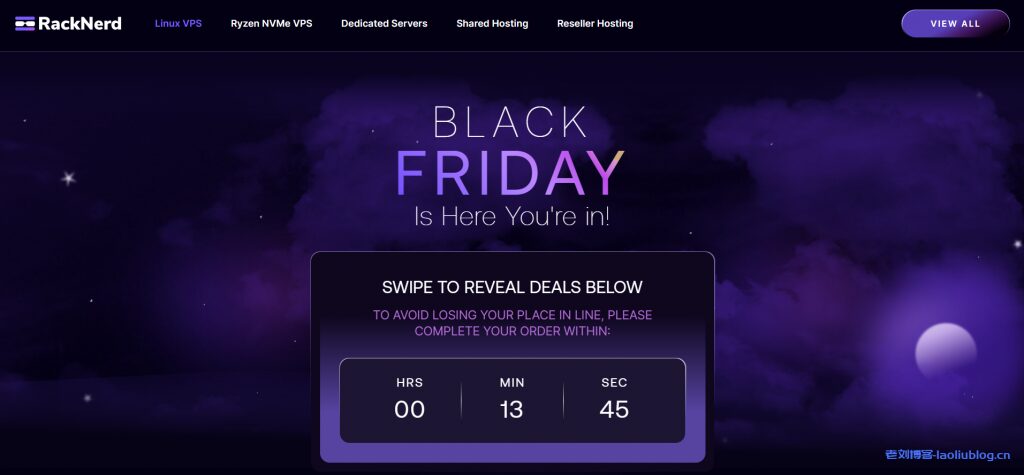 RackNerd Black Friday DEALS! USA VPS starts from $10.18/yr, Located in Los Angeles DC-02, San Jose, Seattle, Dallas, Chicago, New York, Atlanta, or Ashburn